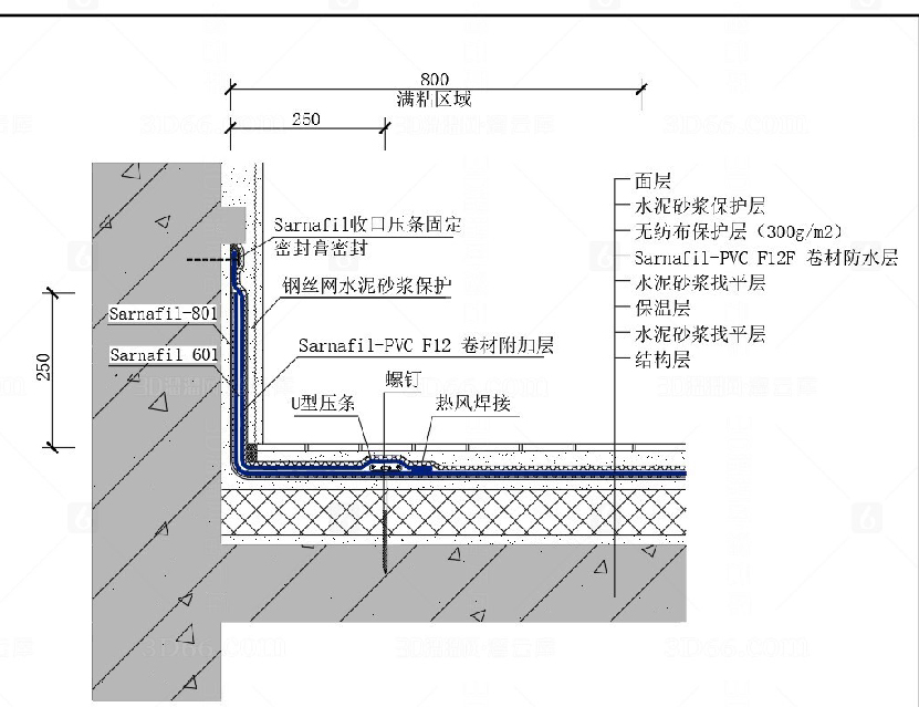 女儿墙渗漏核心原因节点图