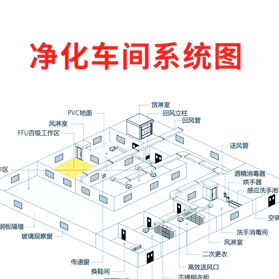 生物制药洁净室微生物控制整改示意图